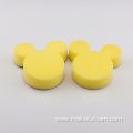 custom cartoon printed double-sided cleaning sponge